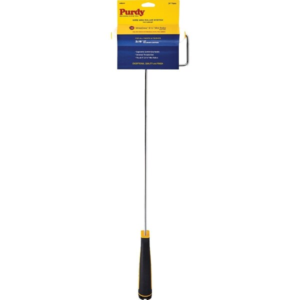 Purdy White Dove 6.5 In. x 3/8 In. Semi-Smooth Woven Paint Roller Cover & Frame 14A765024 - main